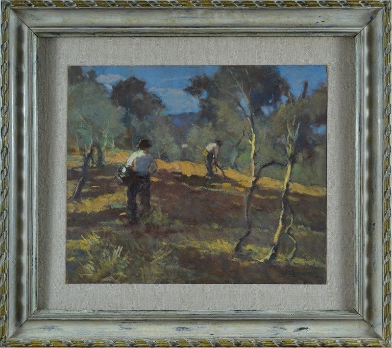 Ludovico Tommasi - Contadini a Lavoro