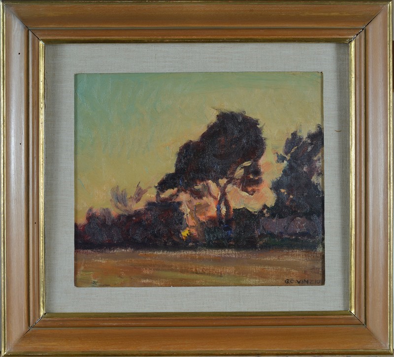 Giulio Cesare Vinzio - Pineta al Tramonto
