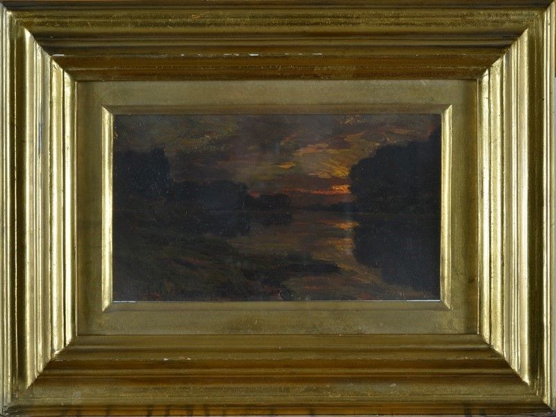 Luigi Michelacci - Tramonto Sull' Arno