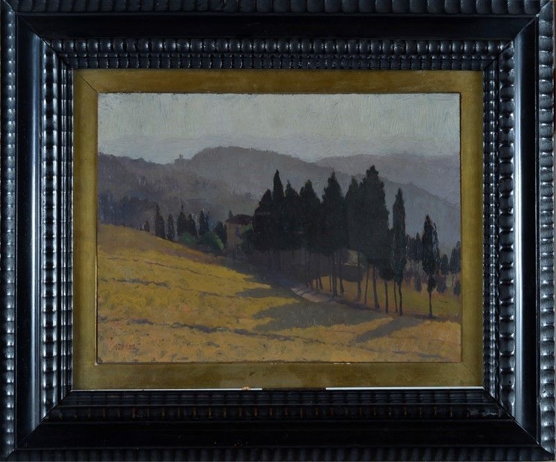Alberto Zardo - Cipressi sulla Strada di Muscoli - Fiesole
