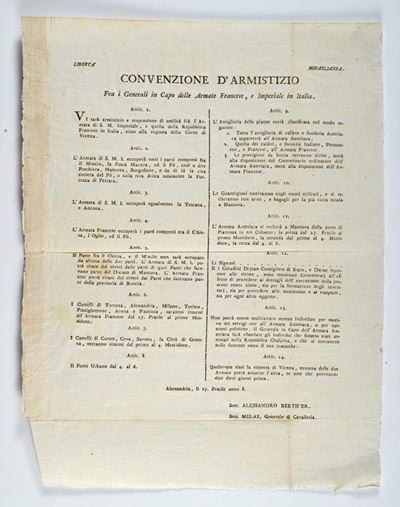 Convenzione di Armistizio di Marengo