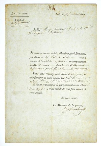 Decreto Militare di Nomina