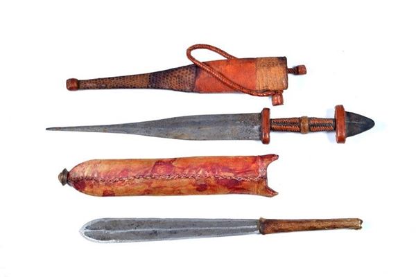 Lot of two knives from Africa