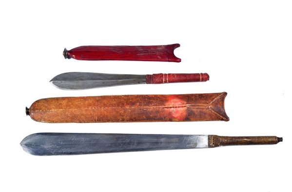 Masai sword and knife