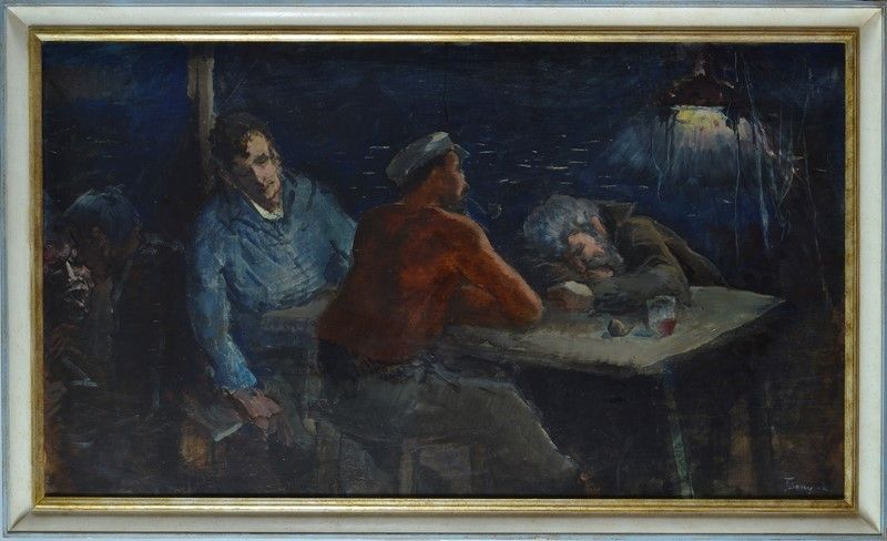 Francesco Bausi - Pescatori a Riposo