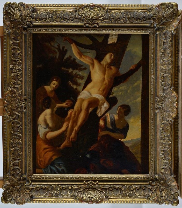 Anonimo, XIX Sec. - Irene Cura San Sebastiano