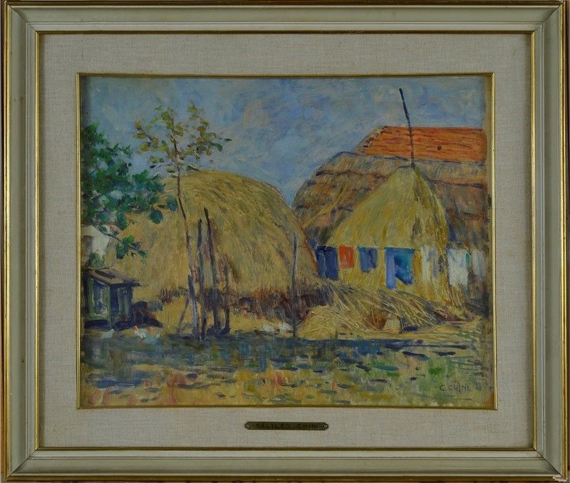 Galileo Chini - Campagna di Versilia Presso il Lido di Camaiore