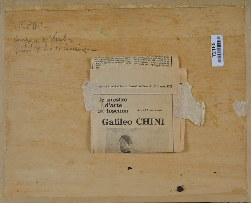 Galileo Chini - Campagna di Versilia Presso il Lido di Camaiore