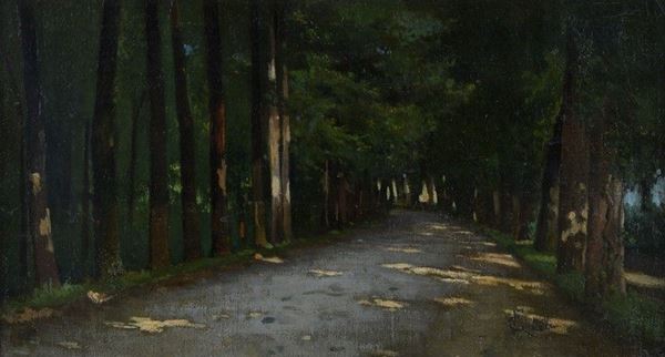 Francesco Gioli - Strada nel bosco