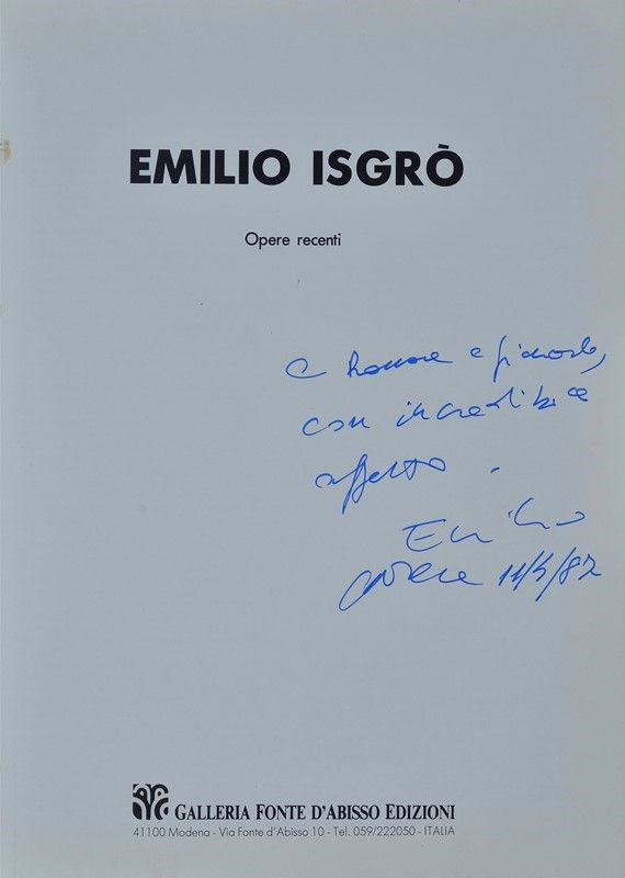 Emilio Isgrò - Lotto Composto
