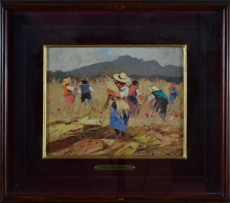 Carlo Domenici - Mietitura