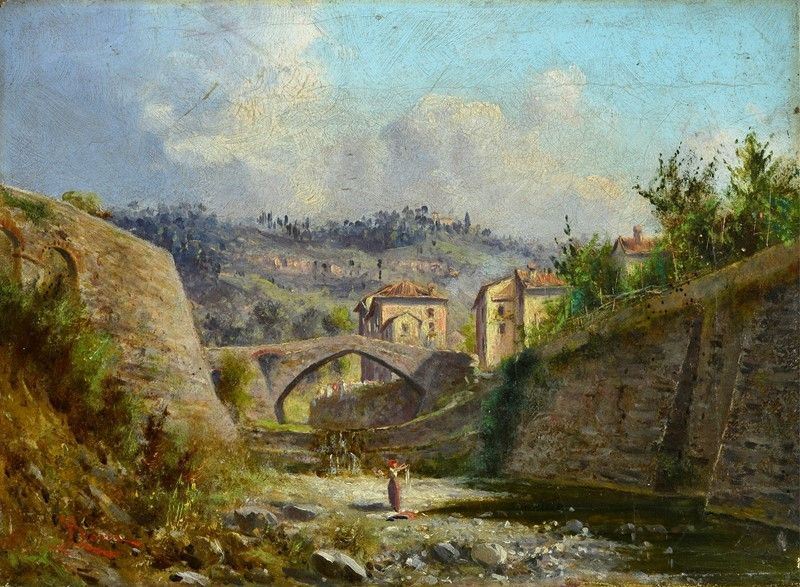 Anonimo, XIX - XX Sec. - Ponte alla Badia