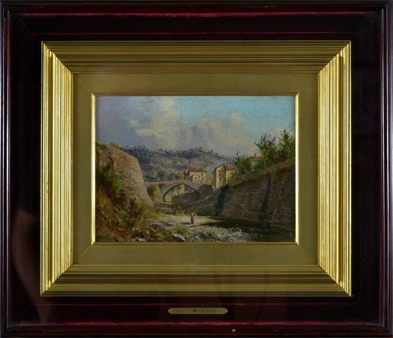 Anonimo, XIX - XX Sec. - Ponte alla Badia