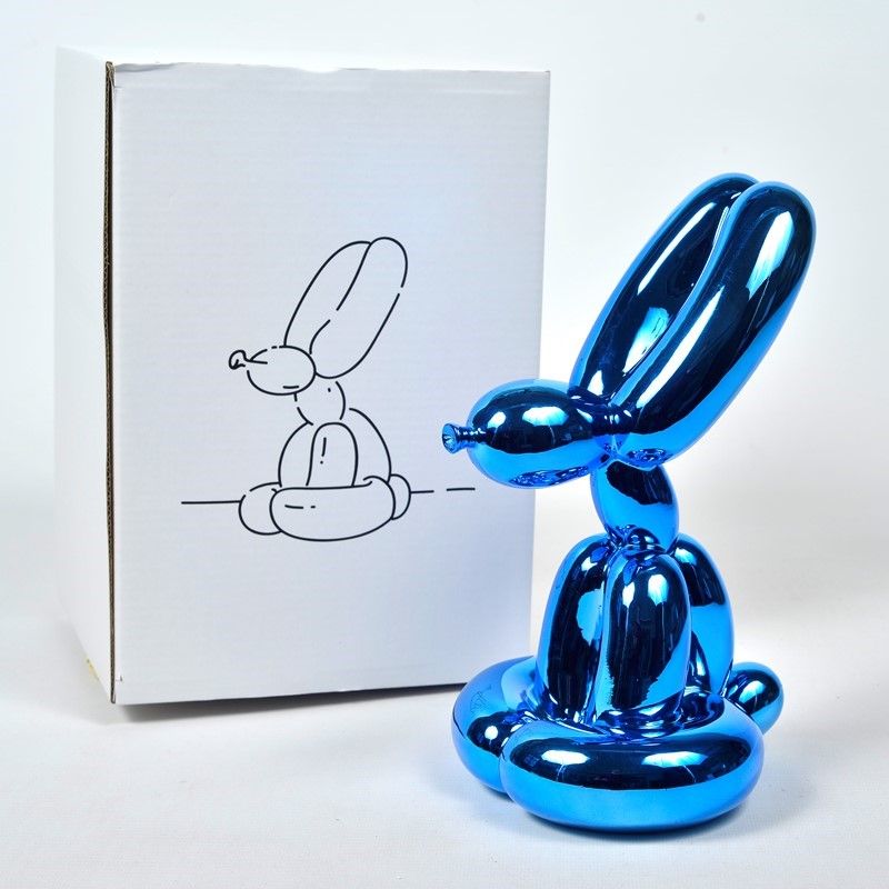 , After Jeff Koons - Balloon Rabbit (blue)