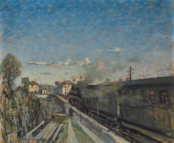 Domenico De Bernardi - Treno in arrivo
