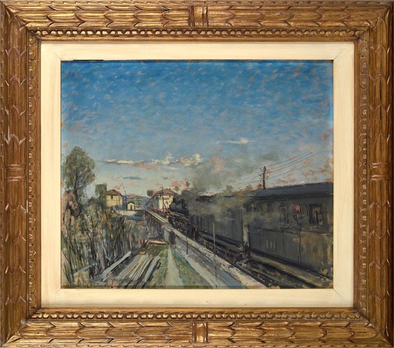 Domenico De Bernardi - Treno in Arrivo