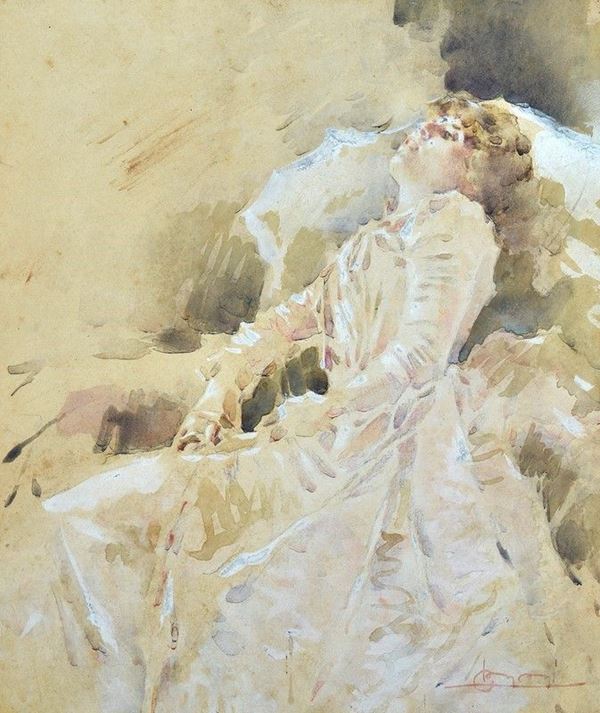 Luigi Conconi - Donna sdraiata