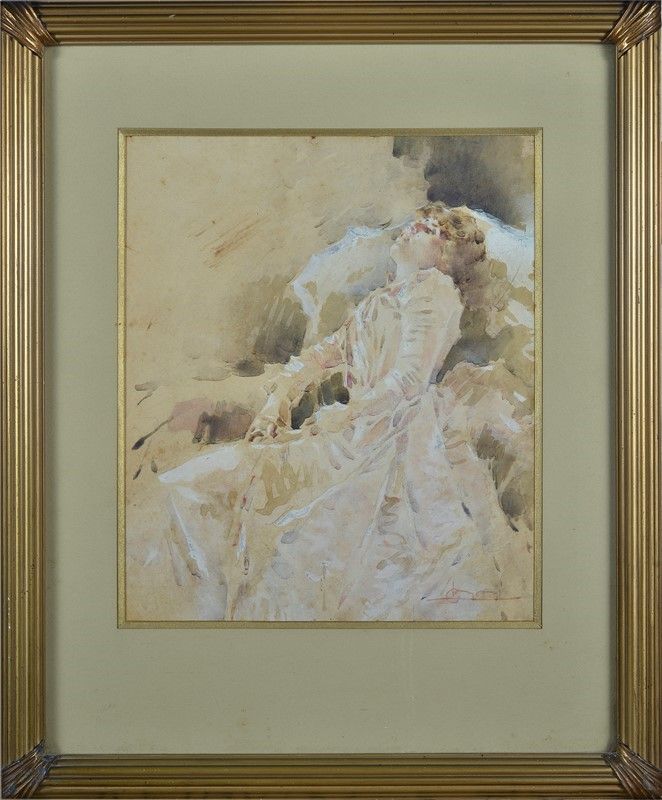 Luigi Conconi - Donna Sdraiata