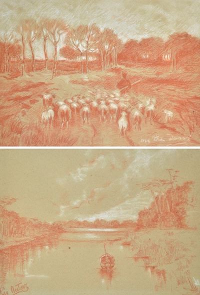 Coppia di Paesaggi