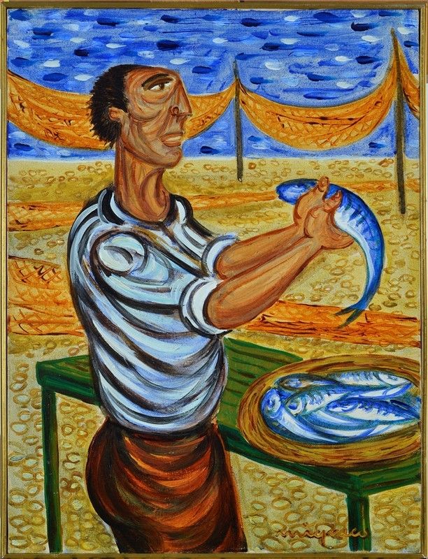 Giuseppe Migneco - Pescatore