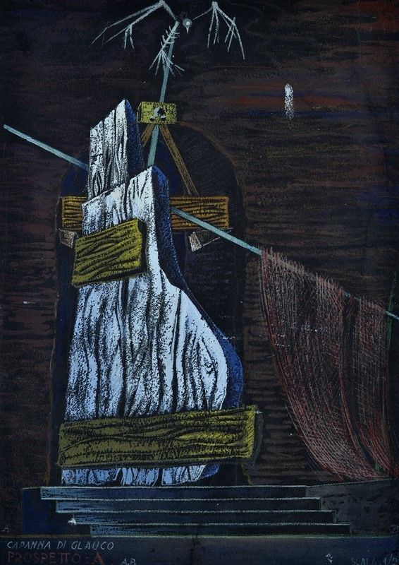 Enrico Prampolini - Capanna di Glauco (prospetto A)