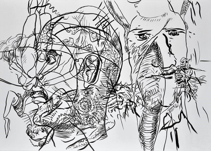 David Salle - Senza Titolo