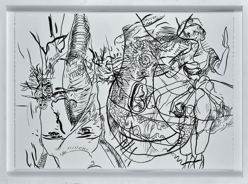 David Salle - Senza Titolo