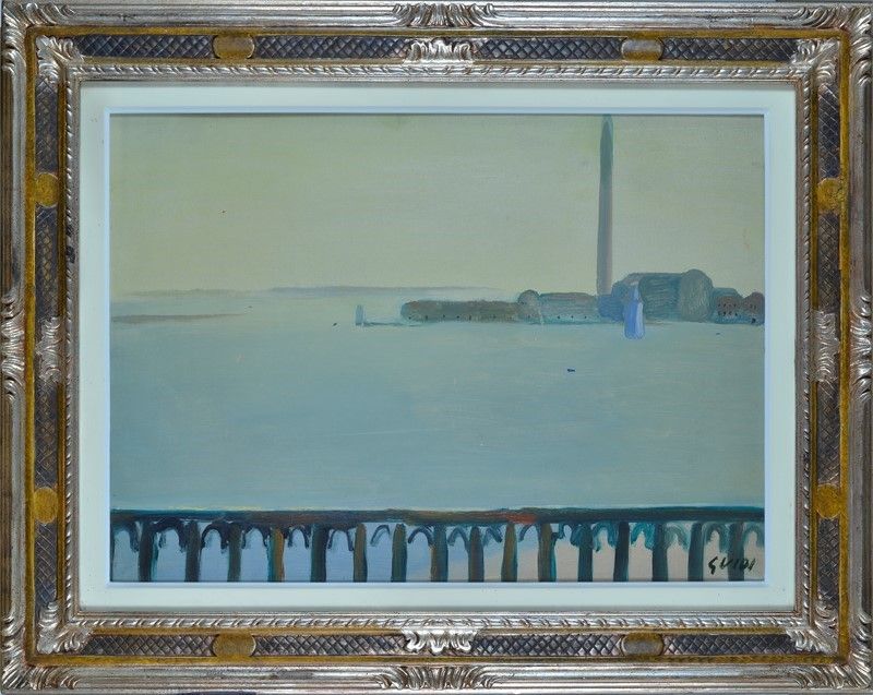 Virgilio Guidi - Marina con Balaustra