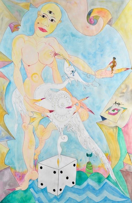 Luigi Ontani - Adone et Leda dadona d'Arcigno