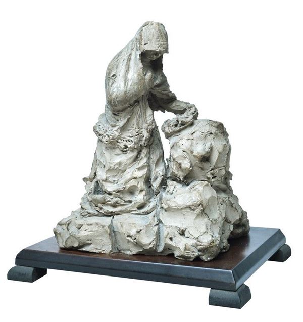 Figura ammantata  - Auction ANTIQUES, AUTHORS OF XIX AND XX CENTURY - I - Galleria Pananti Casa d'Aste