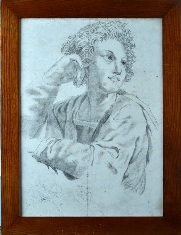 Anonimo, XIX - XX Sec. - Studio di Giovane