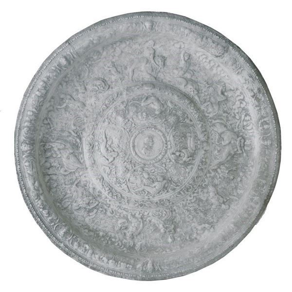 Stained-glass shield  - Auction PORCELAINS, PAINTINGS AND FURNISHING OBJECTS - Galleria Pananti Casa d'Aste
