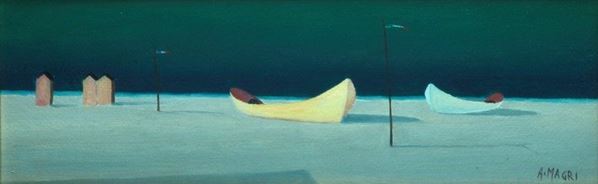 Alberto Magri - Barche in secca