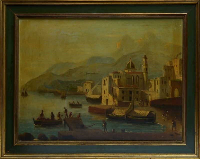 Anonimo, XIX - XX Sec. - Paesaggio Costiero