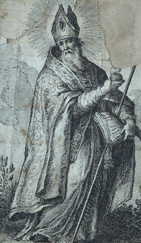 Anonimo, XVII Sec. - Sant'agostino