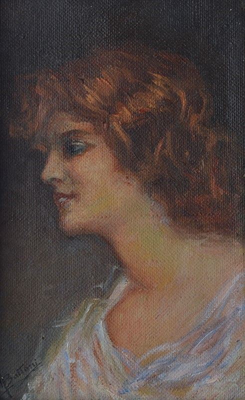 Anonimo, XX sec. - Ritratto di signora