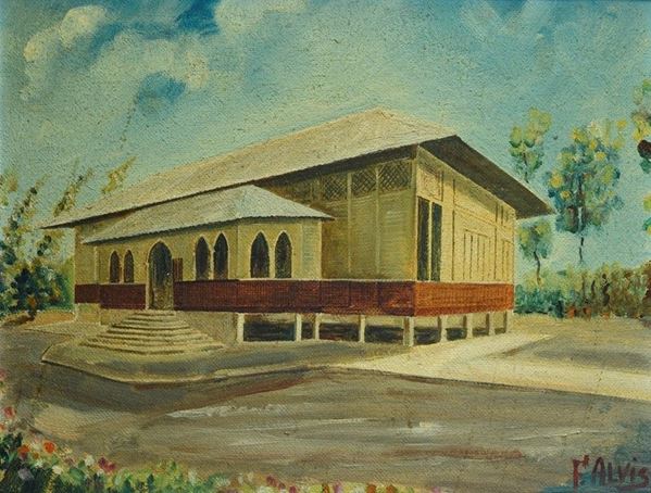 Anonimo, XX sec. - Casa africana
