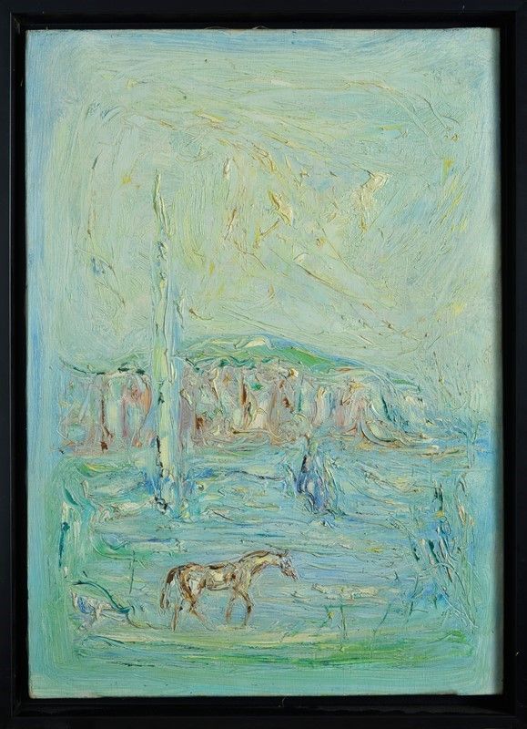 Giovanni Stradone - Cavallo tra Ruderi