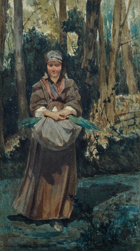 Giovanni Fattori - Erbaiola