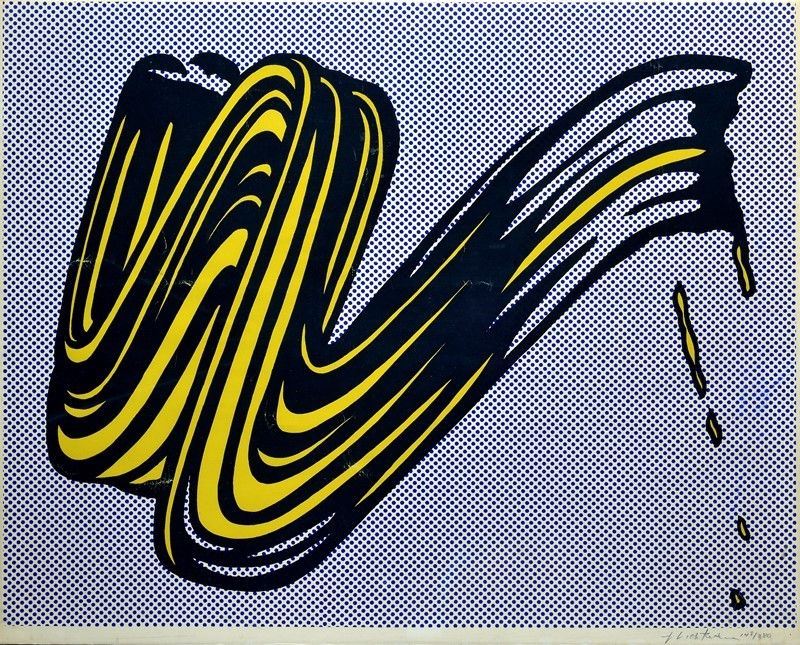 Roy Lichtenstein - Brushstroke