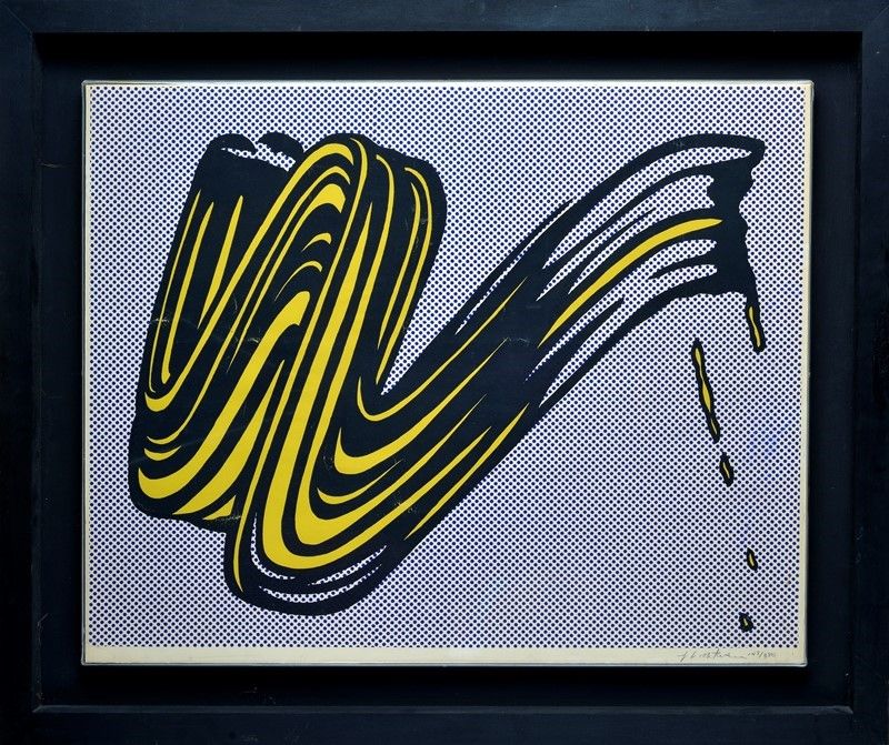 Roy Lichtenstein - Brushstroke