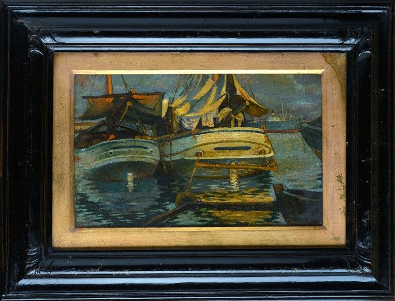 Cafiero Filippelli - Barche in Porto