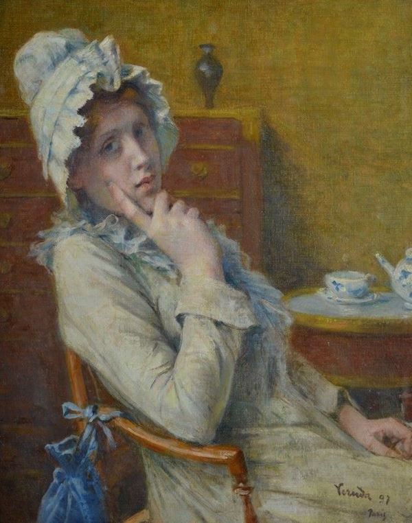 Umberto Veruda - Signora seduta