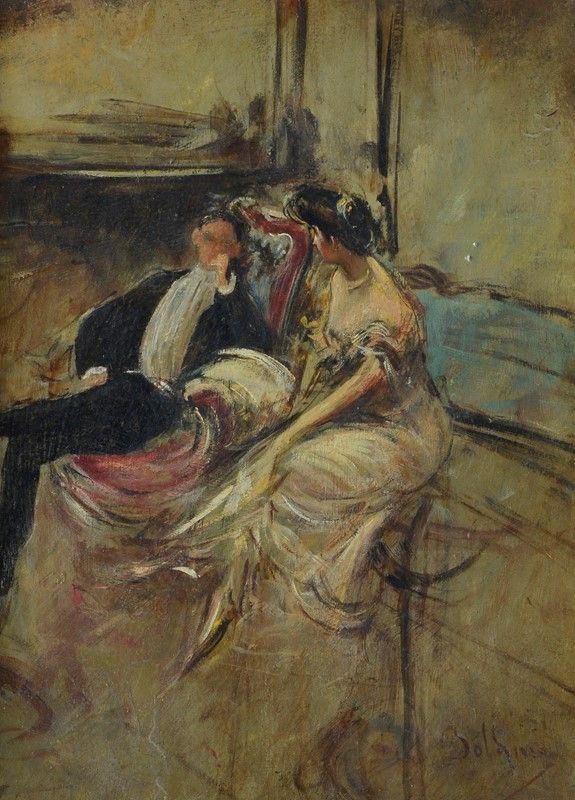 Attr. a Giovanni Boldini - Conversazione