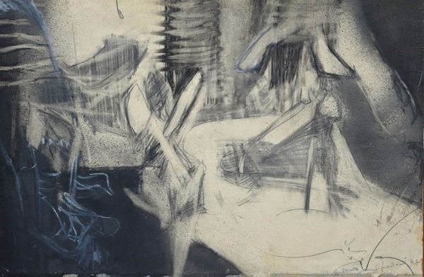 Attr. a Gianni Dova - Composizione