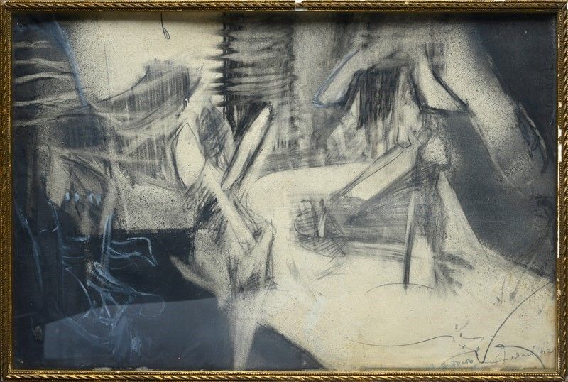 Attr. a Gianni Dova - Composizione