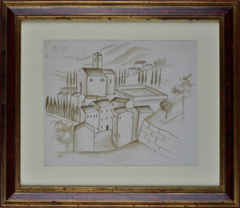 Ubaldo Oppi - Paesaggio