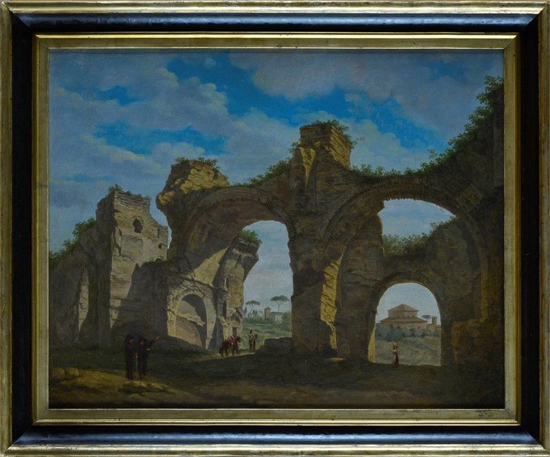 Anonimo, XIX Sec. - Rovine Romane