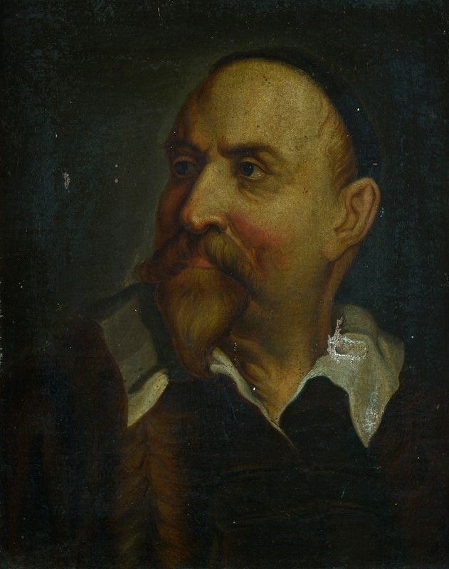 Anonimo, XIX Sec. - Ritratto Virile