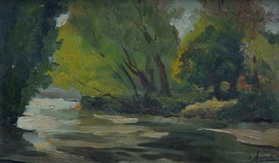 Scorcio di Paesaggio con Fiume